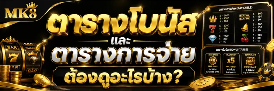 รีวิวตารางโบนัสสล็อตเว็บตรง 2026